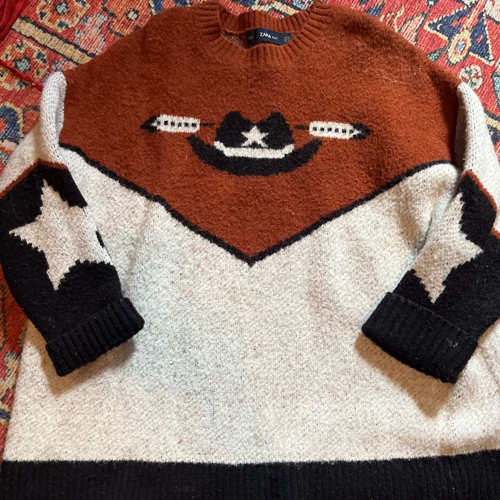 Original Zara Western Collection Sweater M